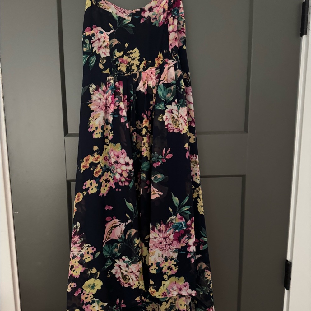 Millau Blue Floral Dress